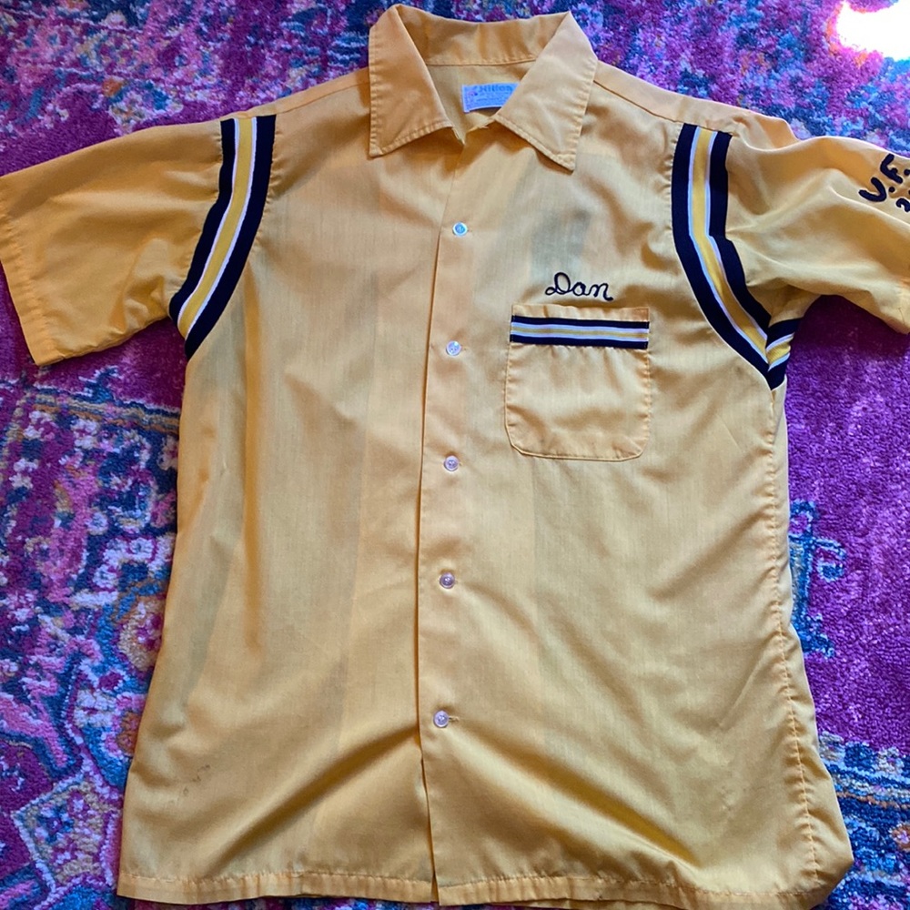 Vintage Mens Bowling shirt